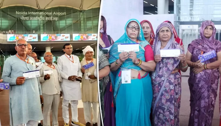 Noida Airport Historic Flight