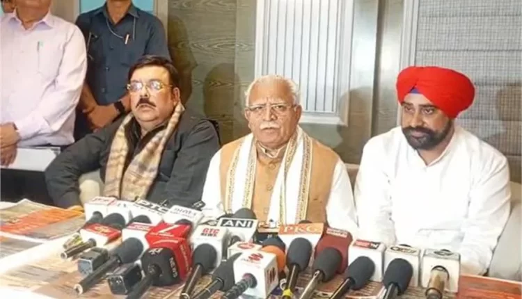 Manohar Lal Khattar in Amritsar