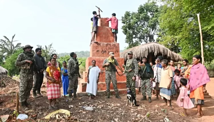 Naxal memorial demolished